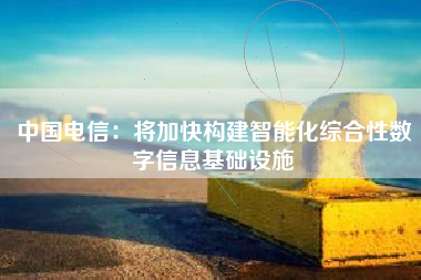 中国电信：将加快构建智能化综合性数字信息基础设施